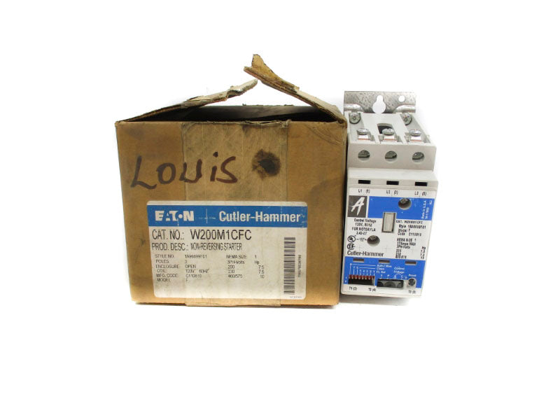 CUTLER HAMMER W200M1CFC 120V 27A NSMP