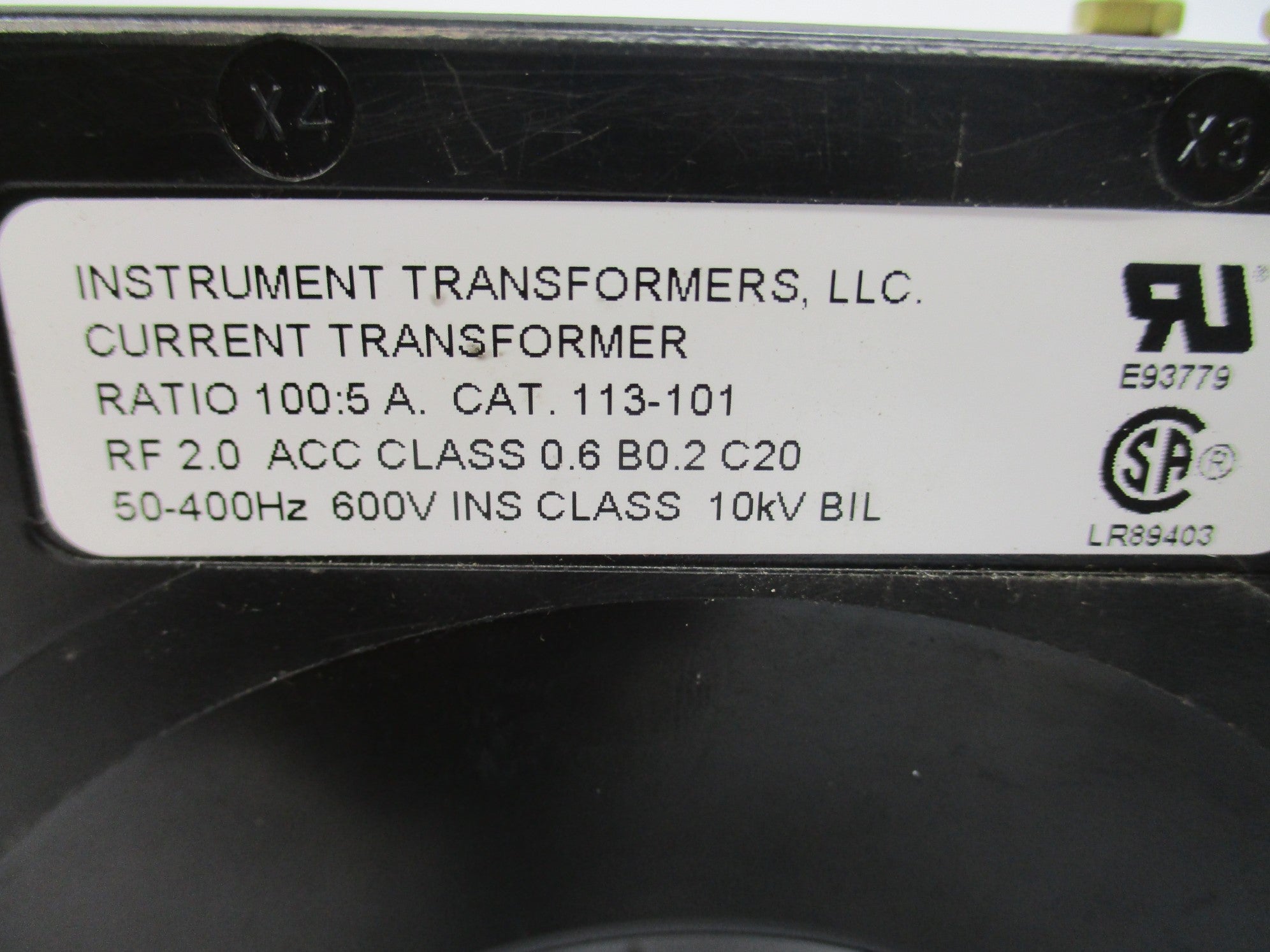 INSTRUMENT TRANSFORMERS 113-101 NSNP