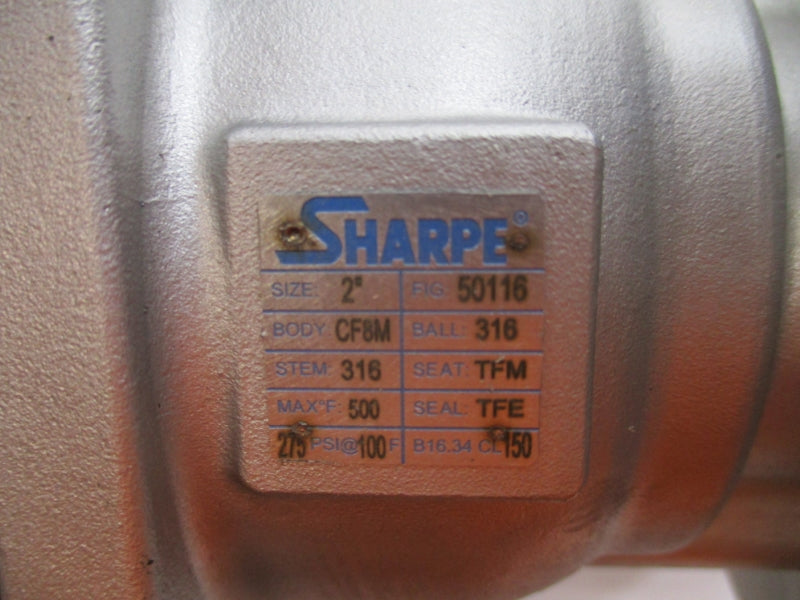 SHARPE 50116 CF8M 2" 275PSI NSNP
