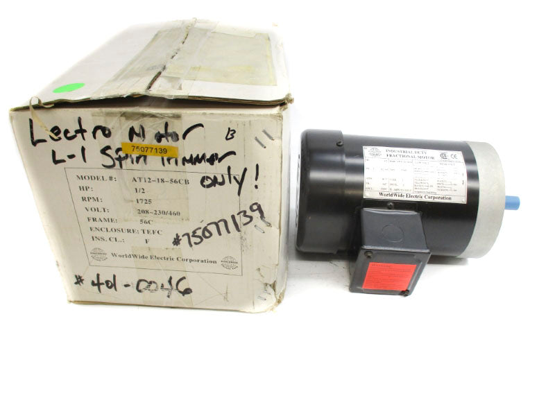 WORLDWIDE CORPORATION AT12-18-56CB 208-230/460V 2.2-2.0/1.0A NSMP