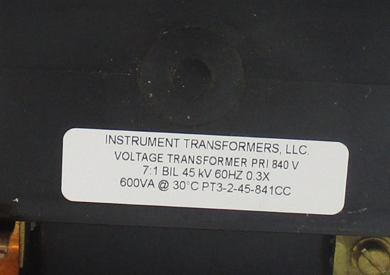 INSTRUMENT TRANSFORMERS PT3-2-45-841CC 600V NSNP