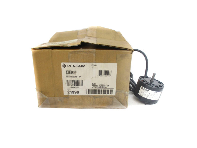 PENTAIR S-1668 JB2M006N 1.10A NSNP