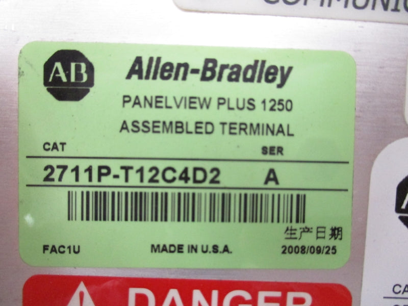 ALLEN BRADLEY 2711P-T12C4D2 SER. A NSNP