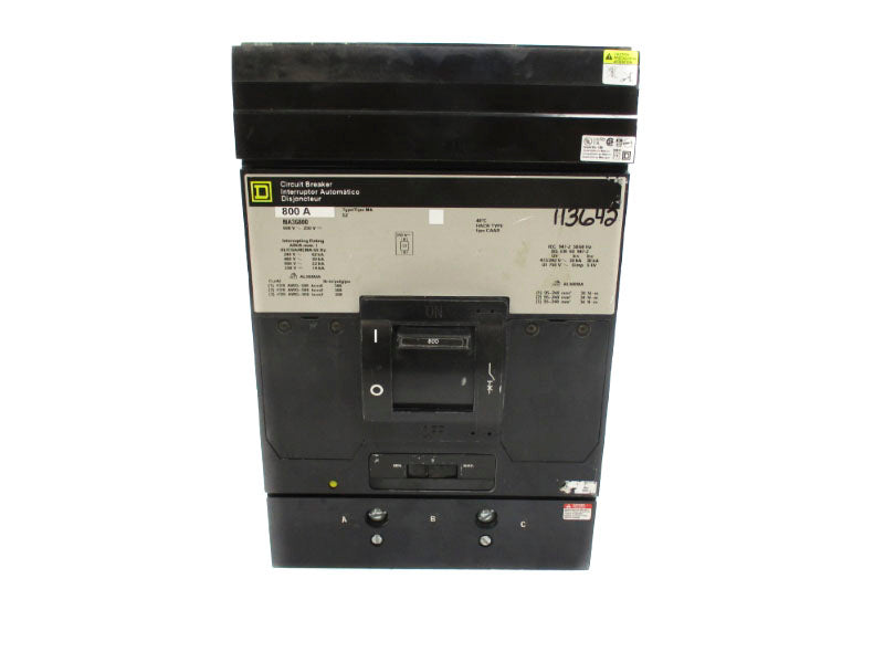SQUARE D MA36800 SER. 2 600V 800A (GREY) UNMP