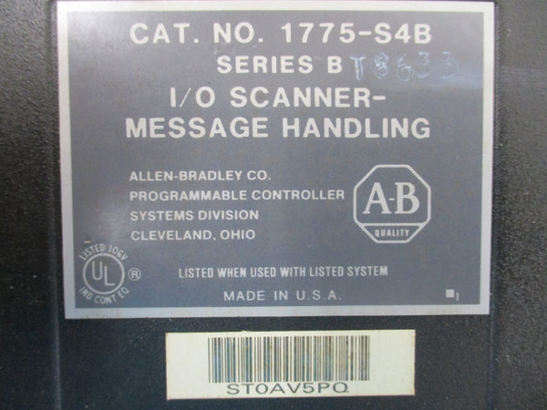 ALLEN BRADLEY 1775-S4B SER. B UNMP