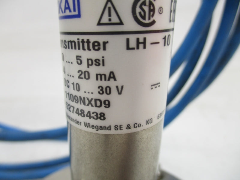 WIKA LH-10 10-30V 0-5PSI UNMP