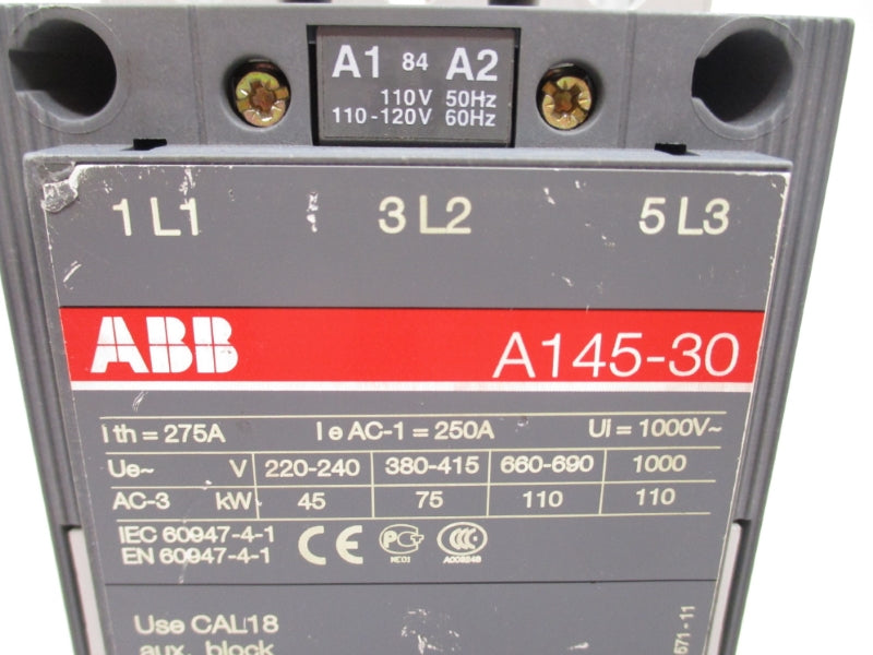ABB A145-30 110-120V (AS PICTURED) NSNP