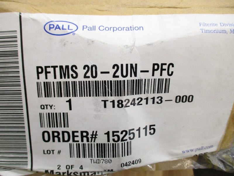 PALL PFTMS20-2UN-PFC T18242113-000 NSMP