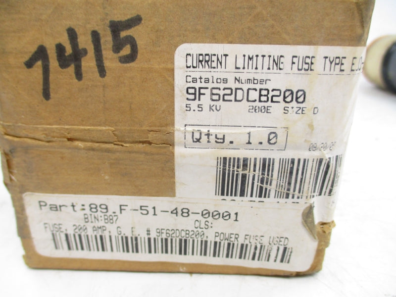 GENERAL ELECTRIC 9F62DCB200 200A NSMP