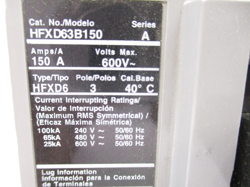 SIEMENS HFXD63B150 SER. A 600V 150A UNMP