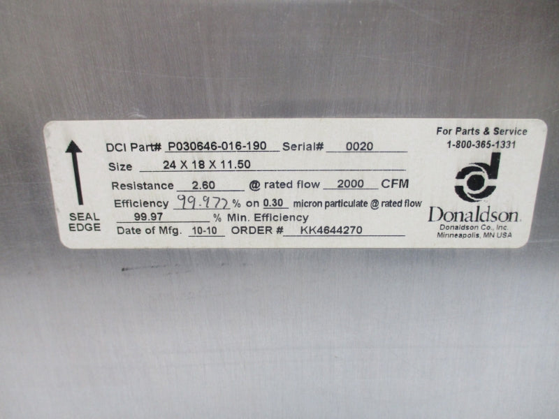 DONALDSON P030646-016-190 NSMP