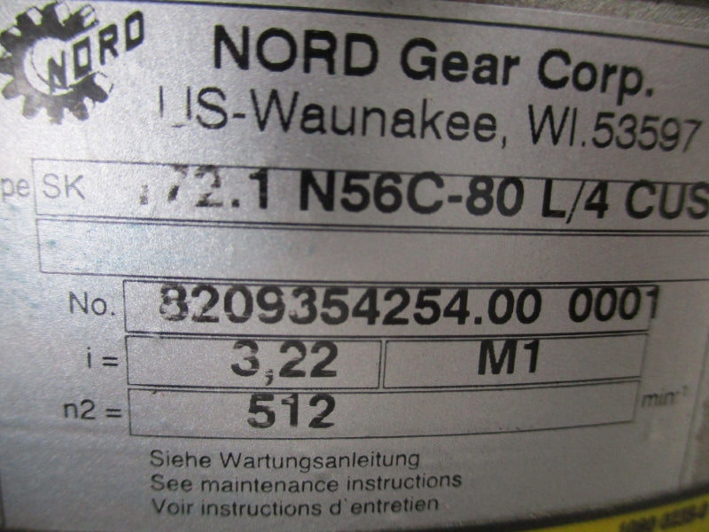 NORD 172.1N56C-80L/4CUS NSNP
