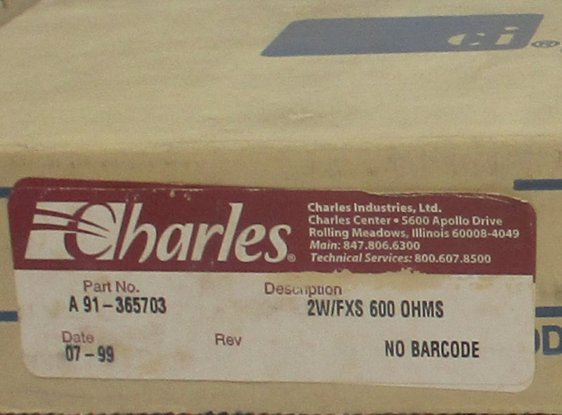 CHARLES 365703 2W/FXS NSMP