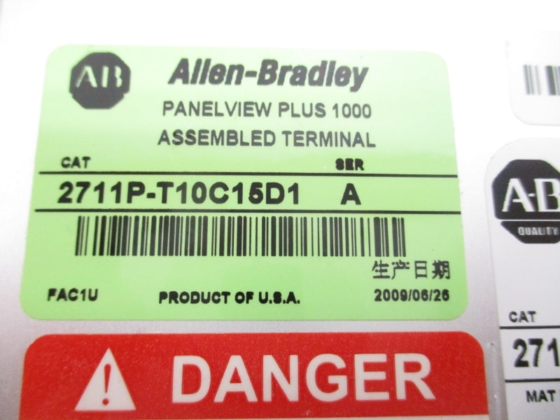 ALLEN BRADLEY 2711P-T10C15D1 SER. A NSMP