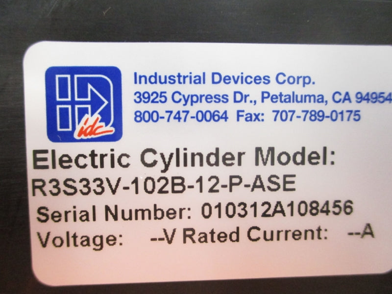 INDUSTRIAL DEVICES R3S33V-102B-12-P-ASE NSNP