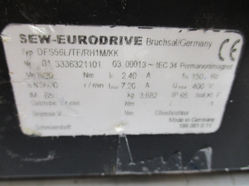 SEW-EURODRIVE DFS56L/TF/RH1M/KK 400V UNMP