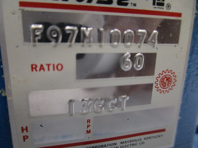 MORSE 13GCT60 F97M10074 UNMP