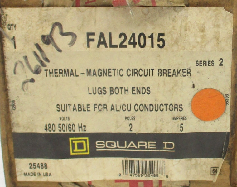 SQUARE D FAL24015 SER. 2 480VAC 15A (GREY) NSMP