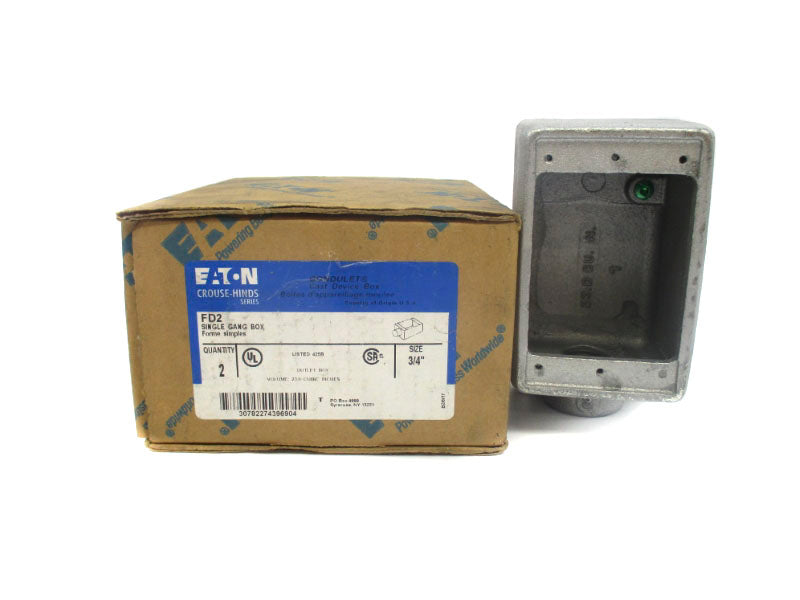 CROUSE HINDS FD2 3/4" (PKG OF 2) NSMP