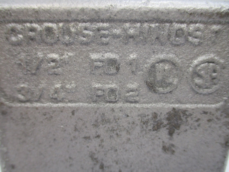 CROUSE HINDS FD2 3/4" (PKG OF 2) NSMP