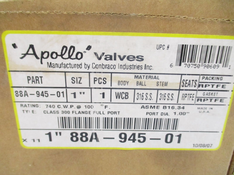 APOLLO 88A-945-01 1" NSMP