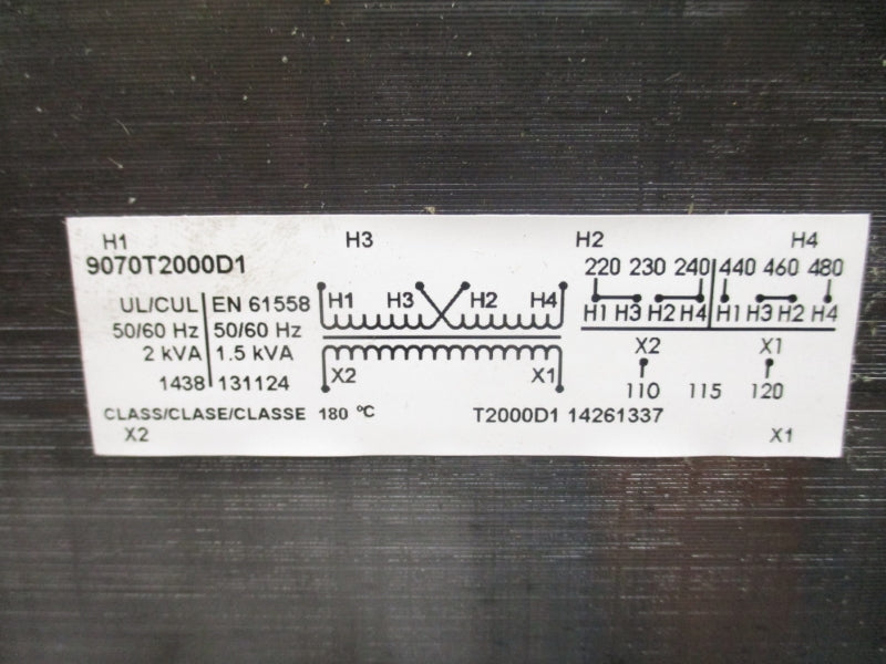 SQUARE D 9070T2000D1 480V NSMP