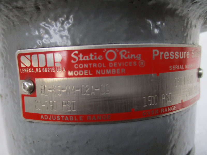 SOR 6L-K5-M4-C2A-CG 20-180PSI UNMP