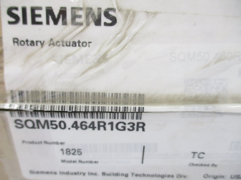 SIEMENS SQM50.464R1G3R 110-120VAC 5-140'F NSMP