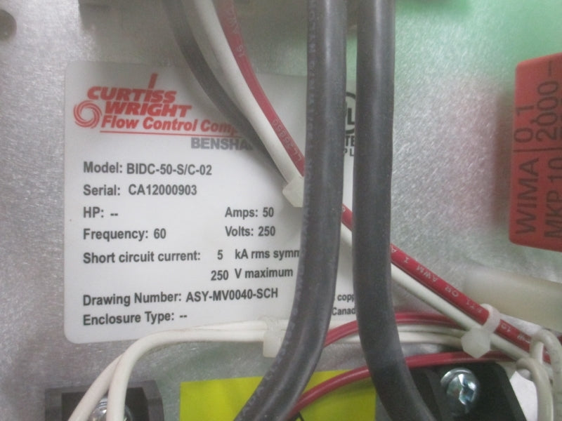 BENSHAW BIDC-50-S/C-02 250V 50A NSNP