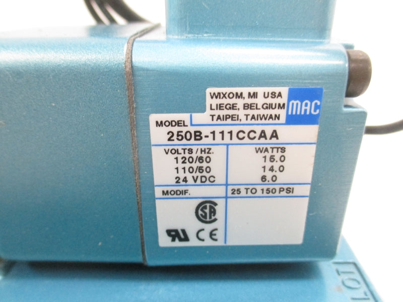 MAC VALVE 59B-12-111CC 110/120V 25-150PSI NSNP