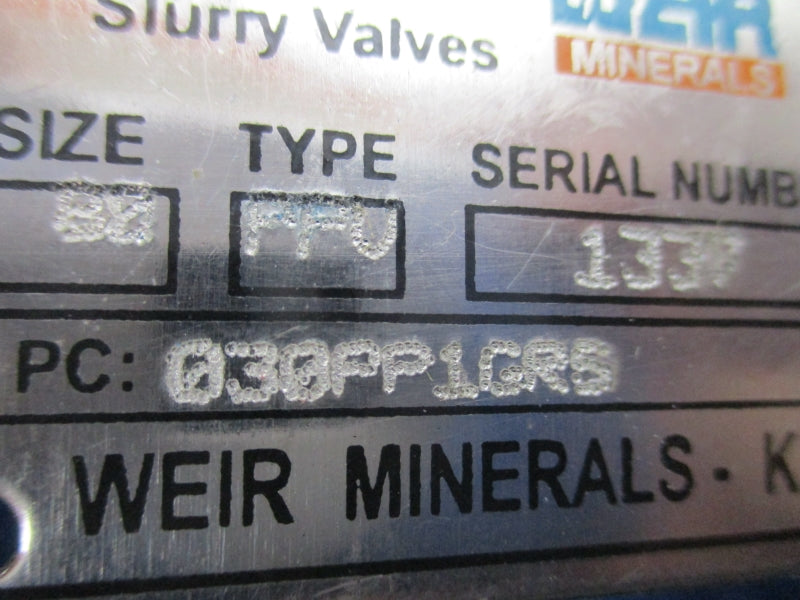 WEIR MINERALS PPV 030PP1GRS NSNP