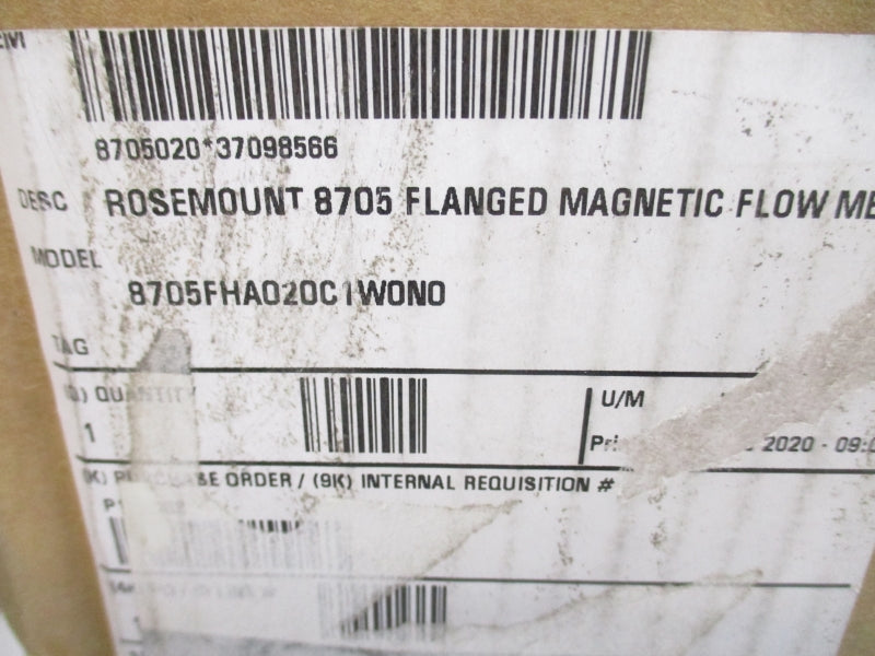 ROSEMOUNT 8705FHA020C1W0N0 40VDC 0.5A 285PSI 300'F NSMP