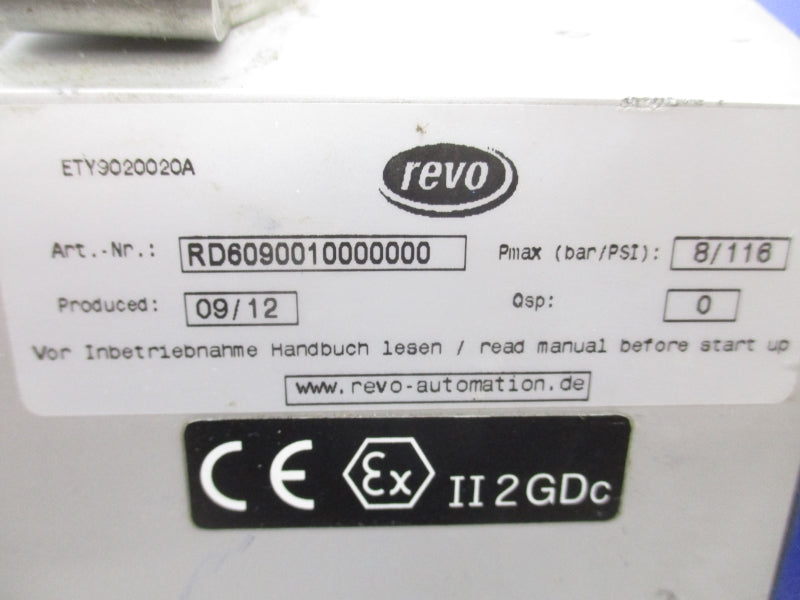 REVO RD6090010000000 8/116PSI UNMP