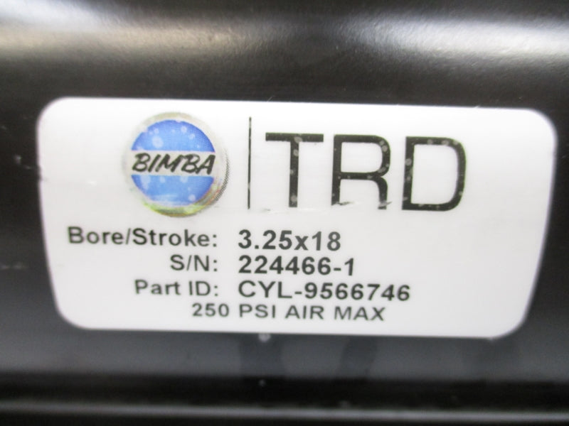 BIMBA CYL-9566746 250PSI 3.25X18 NSNP