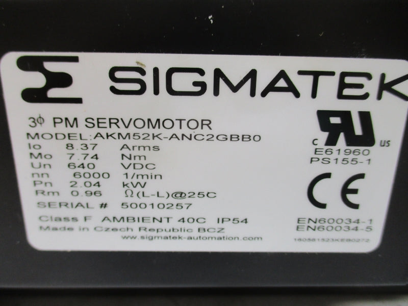 SIGMATEK AKM52K-ANC2GBB0 640VDC NSNP