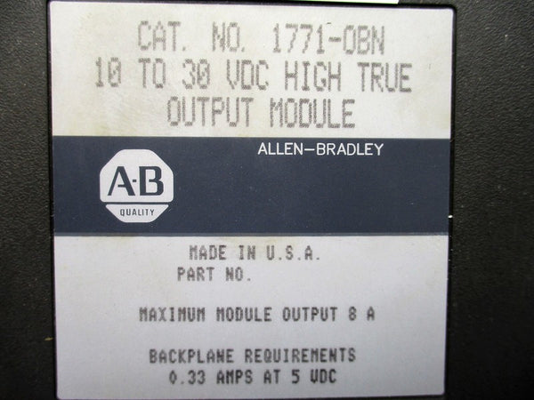 ALLEN BRADLEY 1771-OBN 10-30VDC 8A UNMP