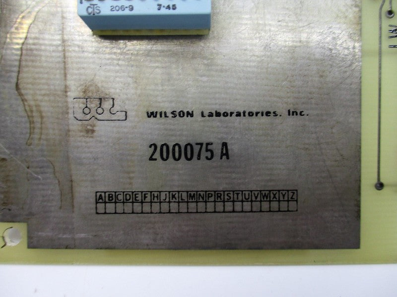 WILSON LABORTORIES 200075A NSNP