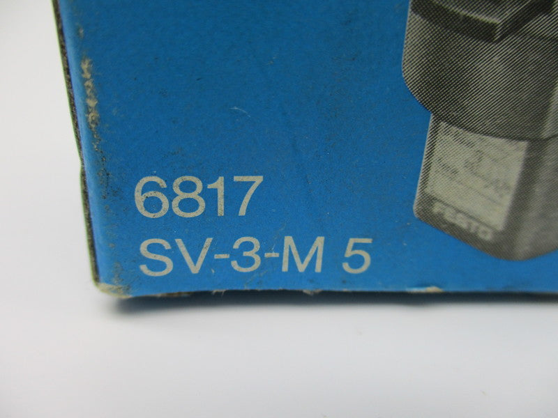 FESTO 6817 SV-3-M 5 NSMP