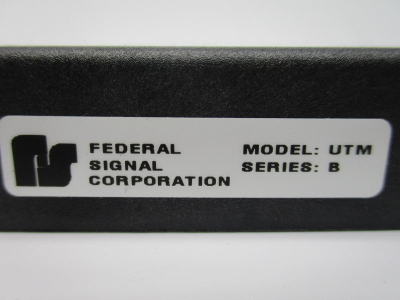 FEDERAL SIGNAL UTM SER. B NSMP
