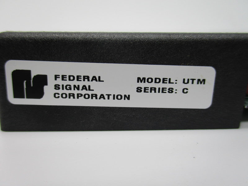 FEDERAL SIGNAL UTM SER. C UNMP