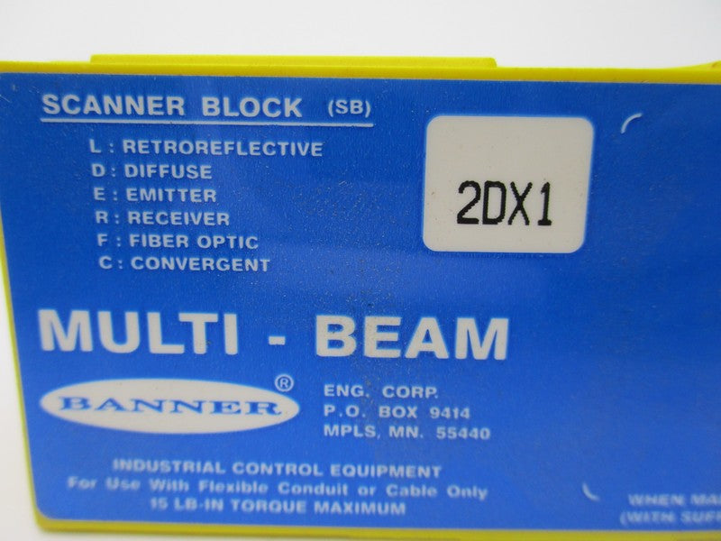 BANNER ENGINEERING SB2DX1 NSNP