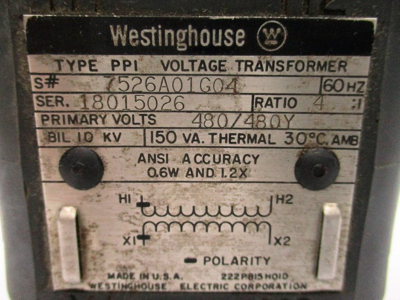 WESTINGHOUSE 7526A01G04   NSNP