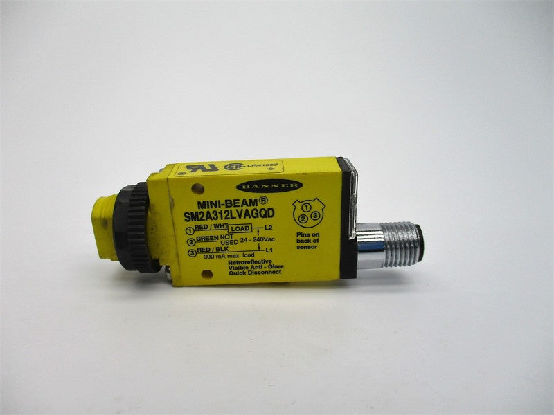 BANNER ENGINEERING SM2A312LVAGQD 24-240VAC UNMP