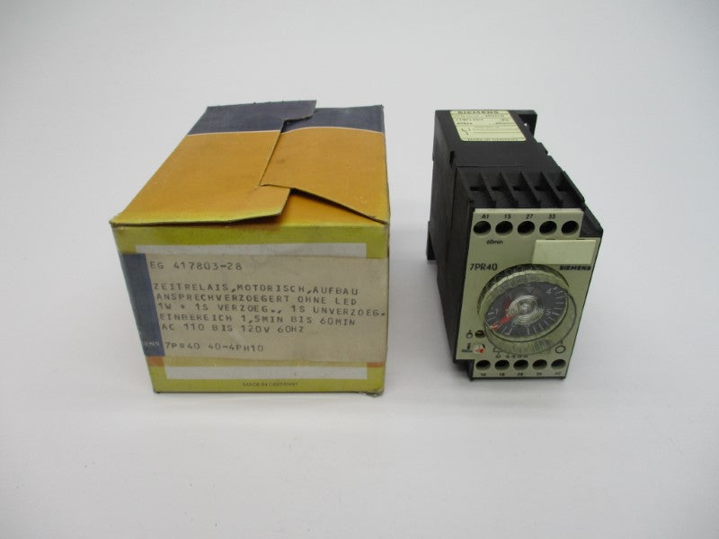 SIEMENS 7PR4040-PH10 110/120V NSMP