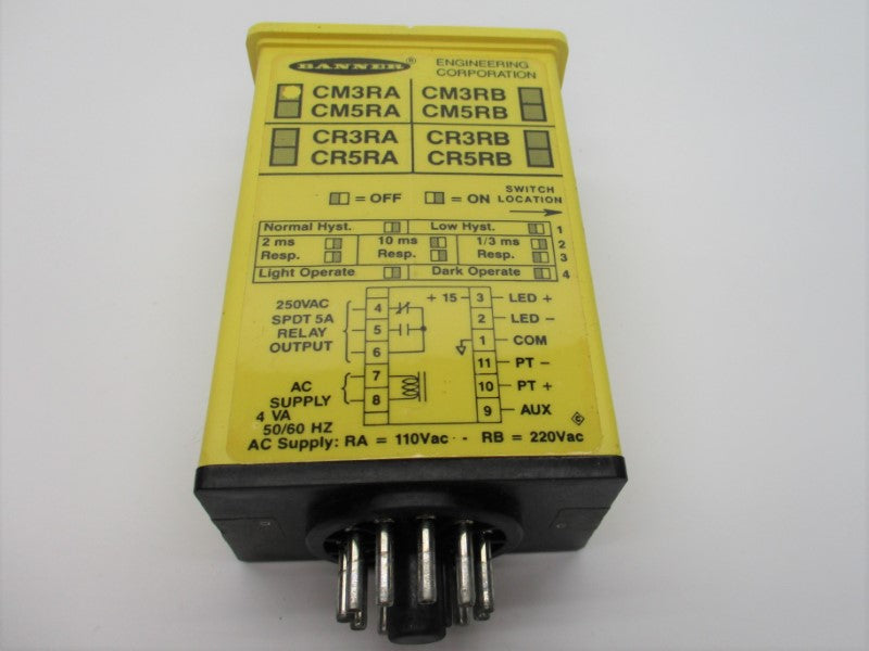 BANNER ENGINEERING CM3RA 105-130VAC UNMP