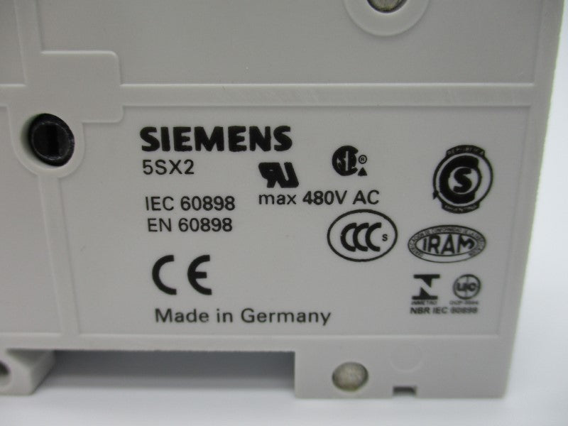 SIEMENS 5SX22-D10 10A 480VAC NSNP