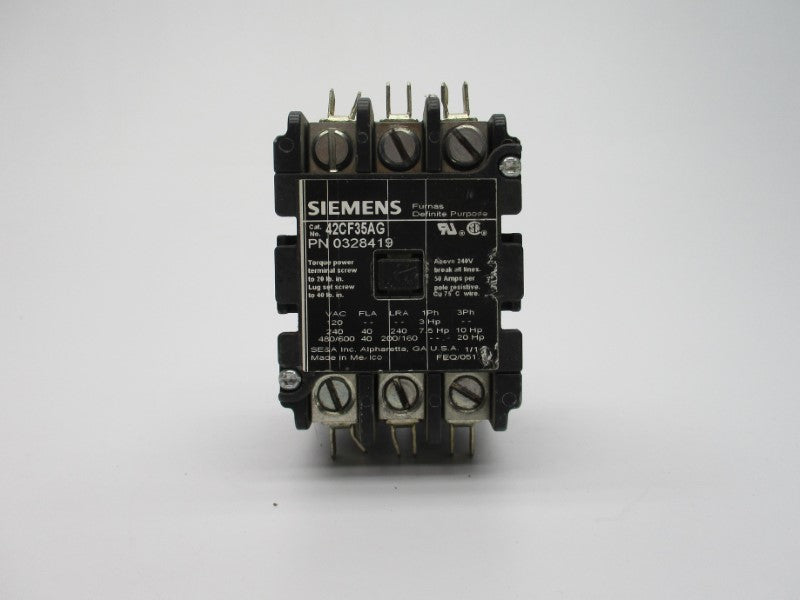 SIEMENS 42CF35AG 40A 480/600VAC NSNP