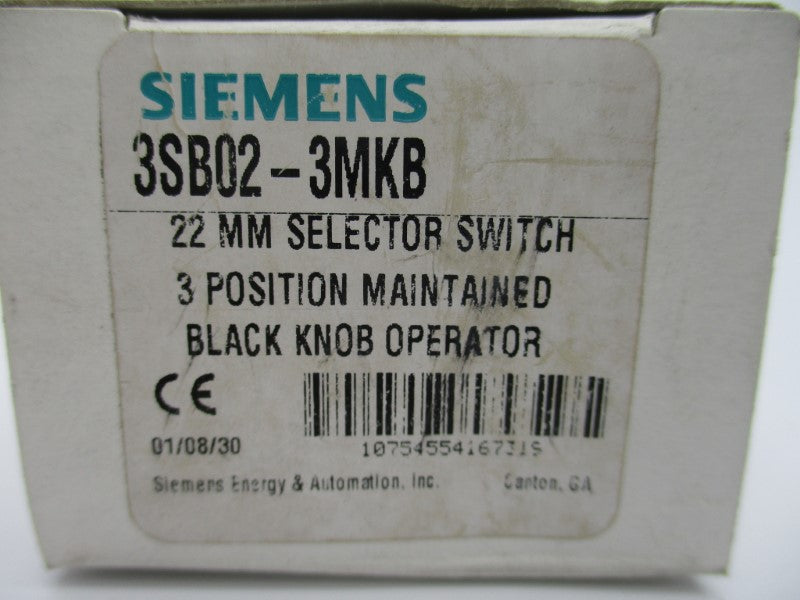 SIEMENS 3SB02-3MKB NSMP