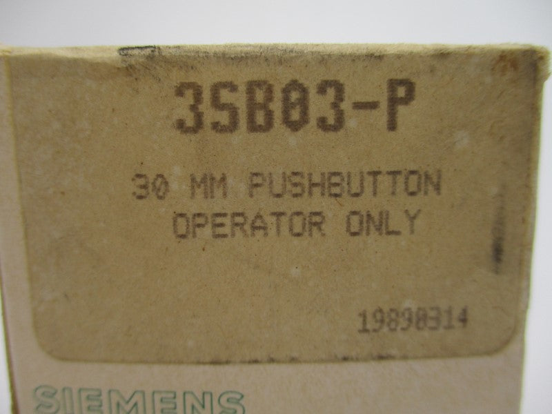 SIEMENS 3SB03-P NSMP