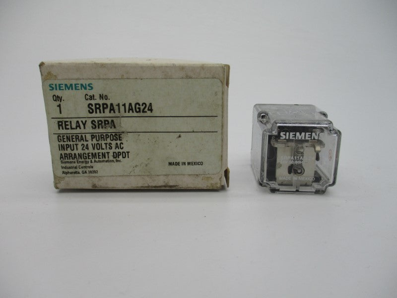 SIEMENS SRPA11AG24 24VAC 10A NSMP